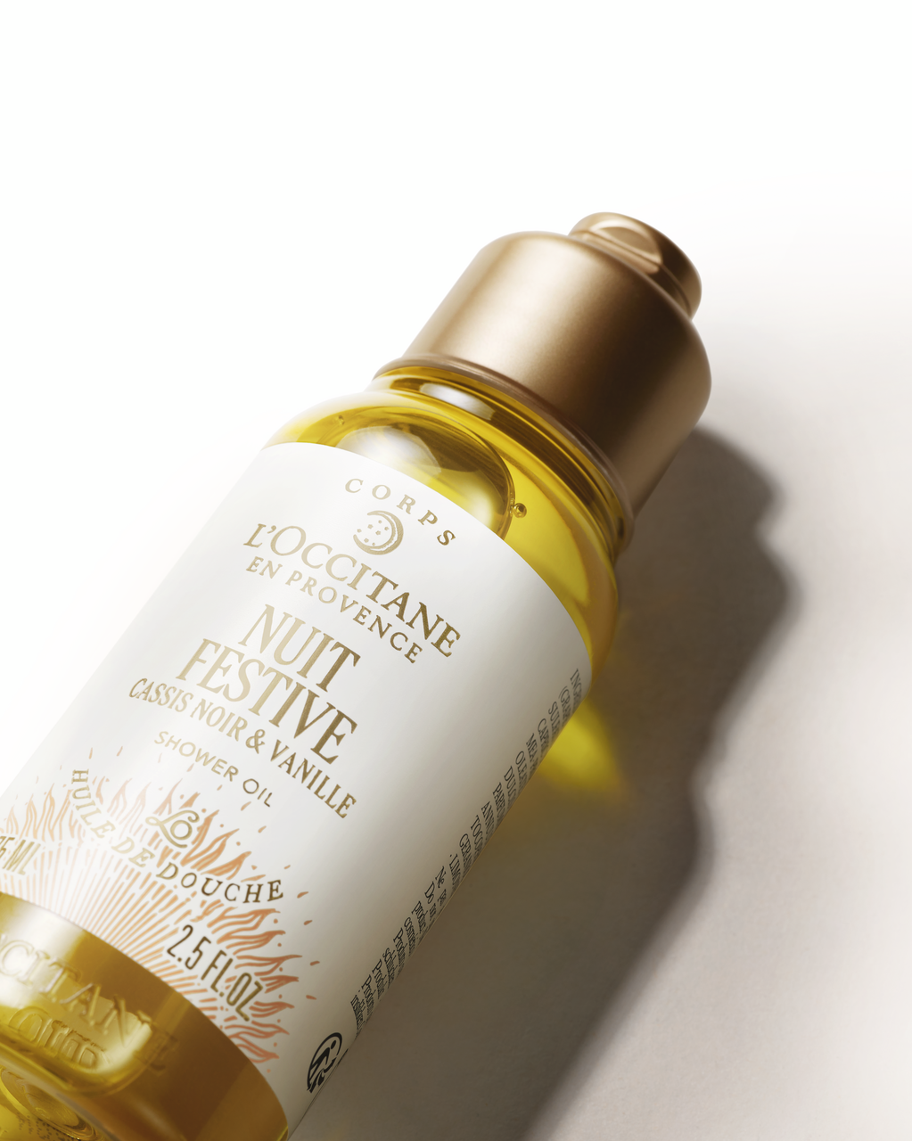 &Oacute;leo Hidratante de Banho Am&ecirc;ndoa Noite Festiva 75mL